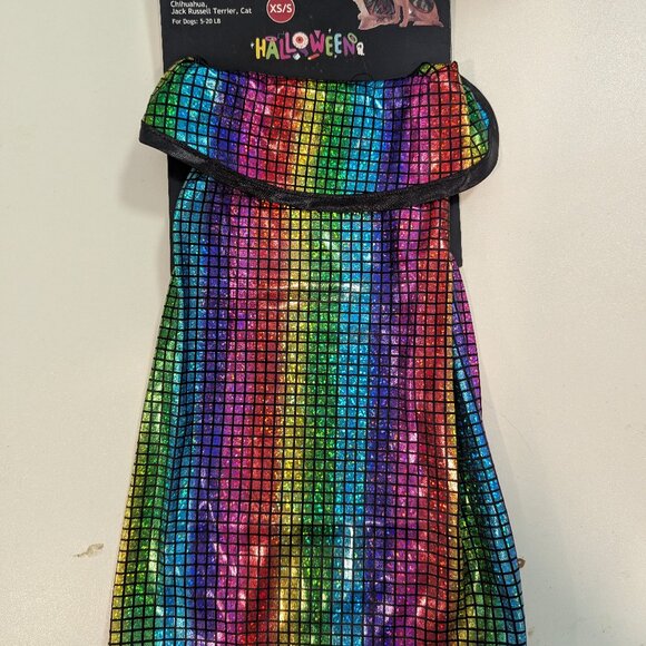 Vibrant Life Dog Rainbow Costume Cape - Size M/L - NWT - Picture 2 of 3